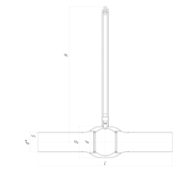 Кран шаровой с удлиненным штоком КШ.П.П.GAS - 2